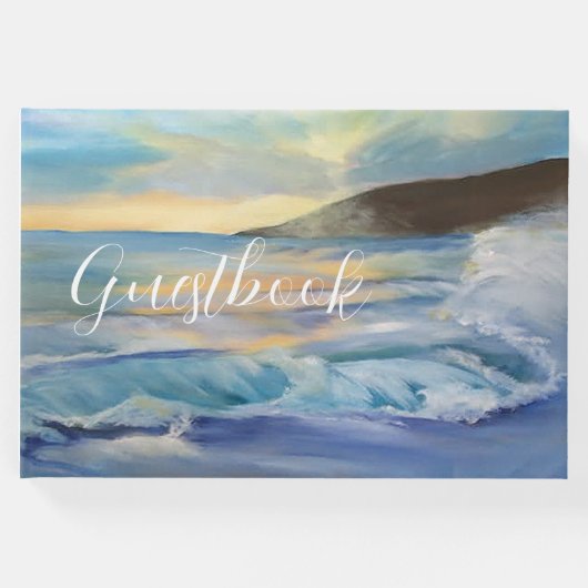 美しい海辺の夕焼け（航海士の青） ゲストブック (正面)