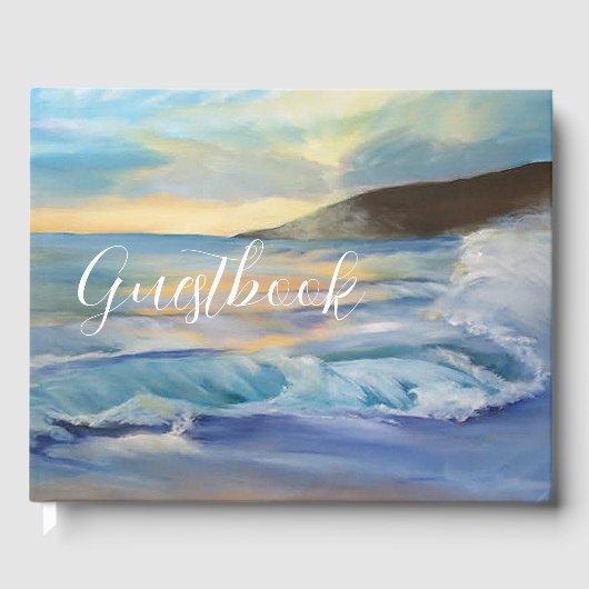 美しい海辺の夕焼け（航海士の青） ゲストブック (正面)