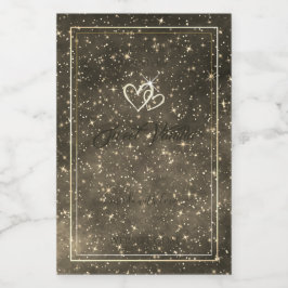 美しい海金ゴールドとベージュ色の製品ラベル フードラベル