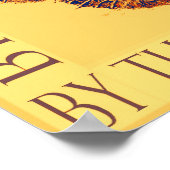 美しい海馬によって – 黄色 ポスター (角)