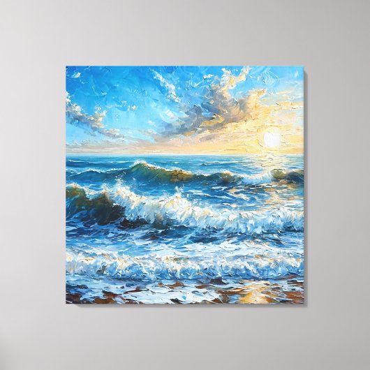 美しい海 キャンバスプリント (正面)
