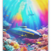 美しい海 シール (正面)