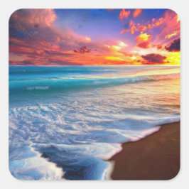 美しい海 スクエアシール