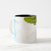 美しい海 ツートーンマグカップ (正面左)