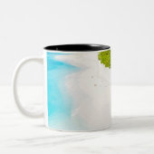 美しい海 ツートーンマグカップ (左)