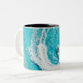 美しい海 ツートーンマグカップ (正面左)