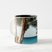 美しい海 ツートーンマグカップ (正面左)