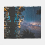 美しい海 フリースブランケット (正面(横))