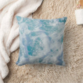 美しい海泡 クッション (ブランケット)