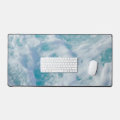 美しい海​​泡 デスクマット (キーボード&マウス)