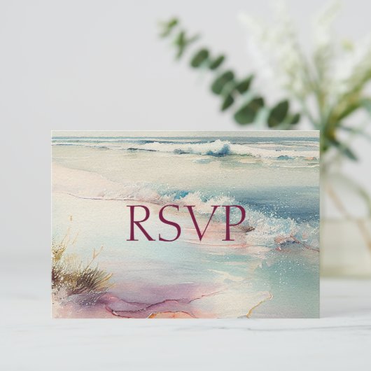 美しい海RSVP 出欠カード (スタンド正面)