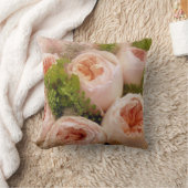 美しい淡い色のピンクのバラ クッション (ブランケット)
