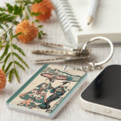 美しい深川出身。トリプチチ キーホルダー (正面右)