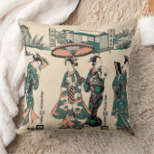 美しい深川出身。トリプチチ クッション (ブランケット)