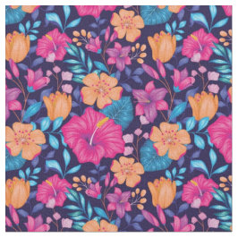 美しい混合花柄 ファブリック