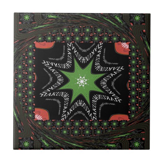 美しい渦の星の背景プリントベクトル タイル (正面)