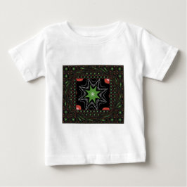 美しい渦の星の背景プリントベクトル ベビーTシャツ