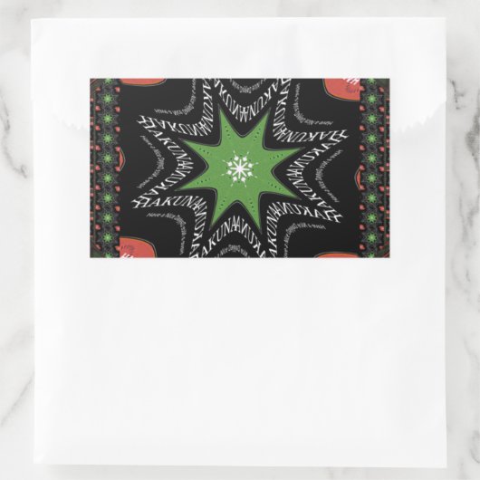 美しい渦の星の背景プリントベクトル 長方形シール (バッグ)