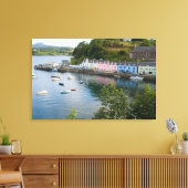 美しい港と帆船に反射して2 キャンバスプリント (インサイチュ (リビング))