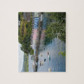 美しい港と帆船に反射して2 ジグソーパズル (縦)