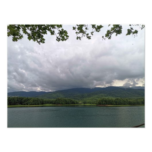 美しい湖のポスター フォトプリント            (正面)