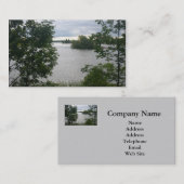 美しい湖の名刺 名刺 (正面/裏面)