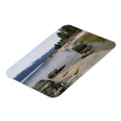 美しい湖カスケード海岸線 マグネット (左側)