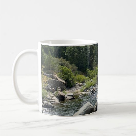 美しい湖タホーの景色 コーヒーマグカップ (左)