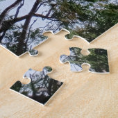 美しい湖タホーの景色 ジグソーパズル (側面)