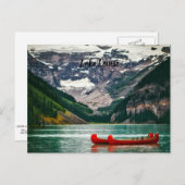 美しい湖ルイーズ、カナダのはがき ポストカード (正面/裏面)
