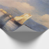 美しい湖絵画の包み紙 ラッピングペーパー (角)