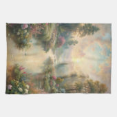 美しい湖 キッチンタオル (横)