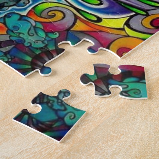 美しい溝 ジグソーパズル (側面)