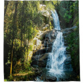 美しい滝のイメージ、地方 シャワーカーテン (正面)