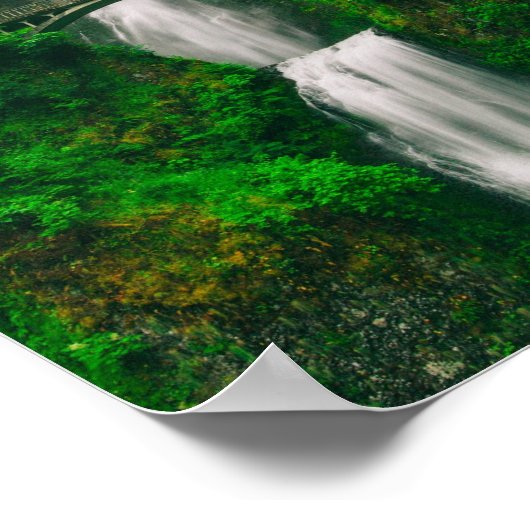 美しい滝の壁のぶら下がったデコールオフィス ポスター (角)