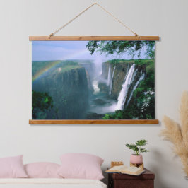 美しい滝の風景 吊り下げ型タペストリー