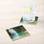 美しい滝コースターセット スクエアペーパーコースター (インサイチュ)