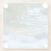 美しい滝 ガラスコースター (裏面)