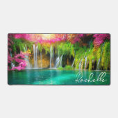 美しい滝 デスクマット (正面)