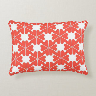 美しい漫画のグリーティングカードとカラフルフロー アクセントクッション