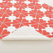 美しい漫画のグリーティングカードとカラフルフロー シェルパブランケット (3/4)