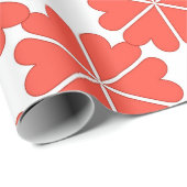 美しい漫画のグリーティングカードとカラフルフロー ラッピングペーパー (ロールコーナー)