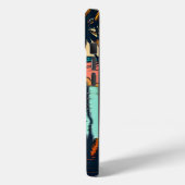 美しい漫画ポップ・アートのアートスタイルビーチシーン Case-Mate iPhoneケース (裏面 / 左)