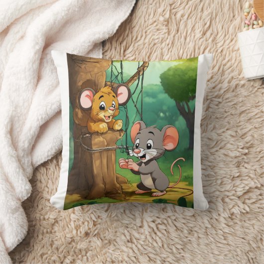 美しい漫画家の枕 クッション (ブランケット)