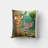 美しい漫画家の枕 クッション (正面)