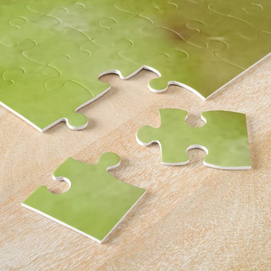 美しい濃いピンクの水のユリ、蓮の花 ジグソーパズル (側面)