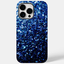 美しい濃い青のグリッターの輝き Case-Mate iPhone 14 PRO MAXケース