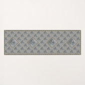 美しい灰色の多肉質を持つヨガマット ヨガマット (裏面(横))