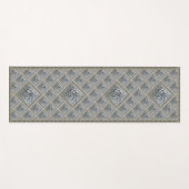 美しい灰色の多肉質を持つヨガマット ヨガマット (正面(横))