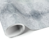 美しい灰色の霜デザイン ラッピングペーパー (ロールコーナー)
